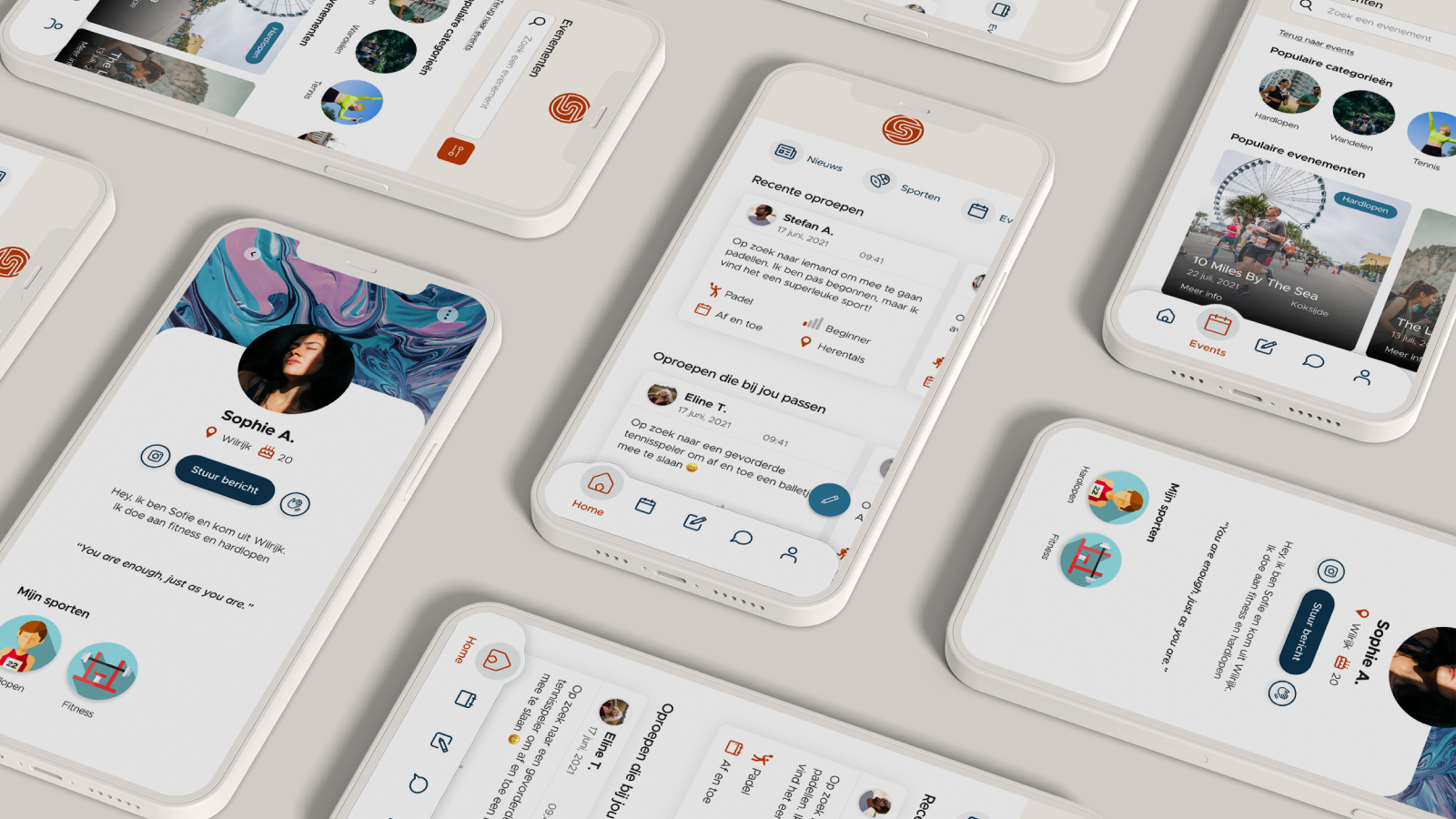 sportbuddy mockup phones